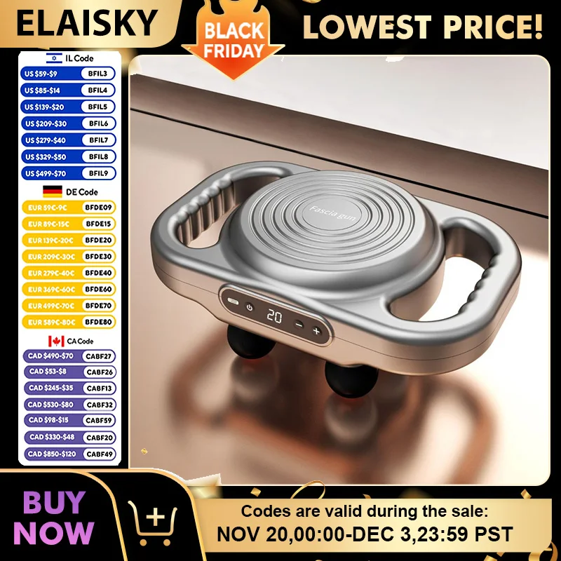 

Пистолет для фасции с шестью головками, устройство для глубокого массажа всего тела, домашний высокочастотный массажный пистолет для расслабления мышц, зарядка, фасциальный пистолет