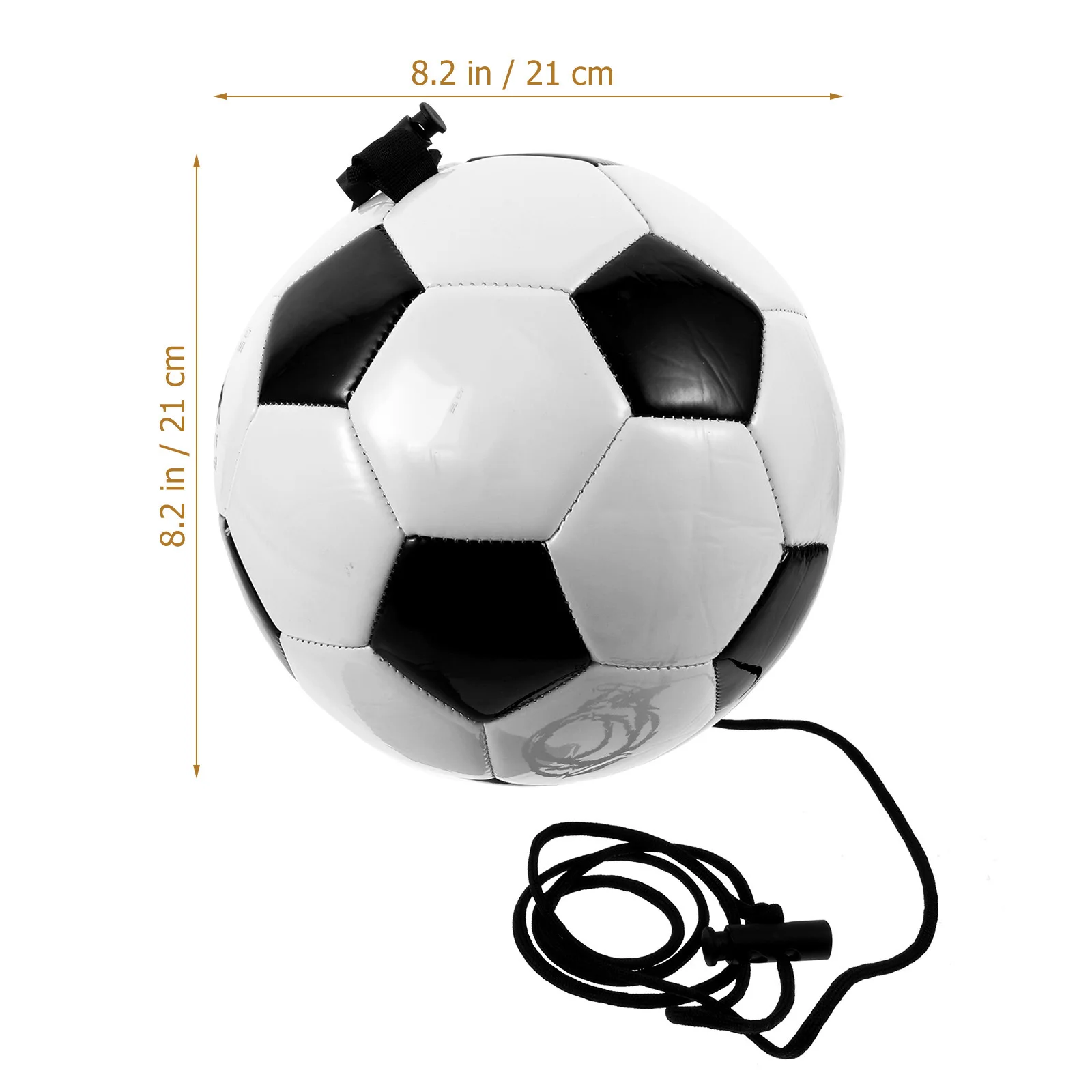 サッカー サッカー トレーニングロープ 調節可能なハンドル 大人向け 耐久性 パッシング精度向上 自信ボール