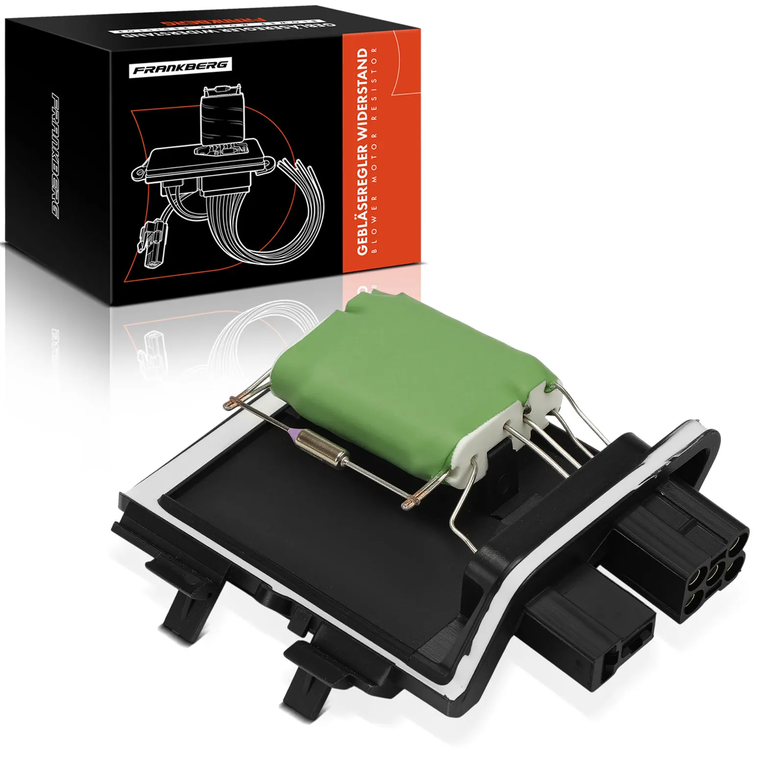 Frankberg 1x Blowerweerstand voor Audi 80 893 894 8A2 8C2 90 893 894 Avant 8C5 Cabriolet 8G7 Coupe 89 8B3 1986-2000 V15991958