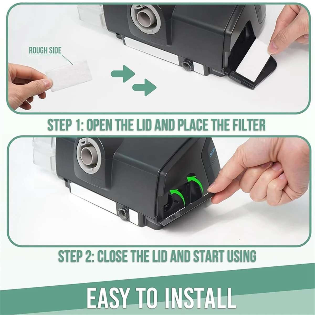 【اشتر الآن】30 عبوة من مرشحات Airsense 11 - تصميم سميك 3 مم لآلة ResMed Airsense 11 #4