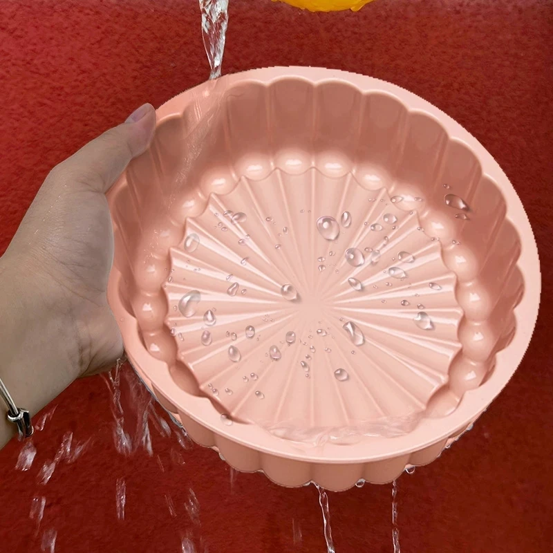 Silicone Cake Mold Bread Toast Shortcake Cake Sponge Mould Square Round Spiral Gear Charlotte Svarin Baking Pan Tray Mold 3D