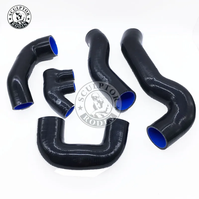 Intercooler hose Kit Silicone Radiator For Porsche 911 Carrera /996 (5Pcs) 