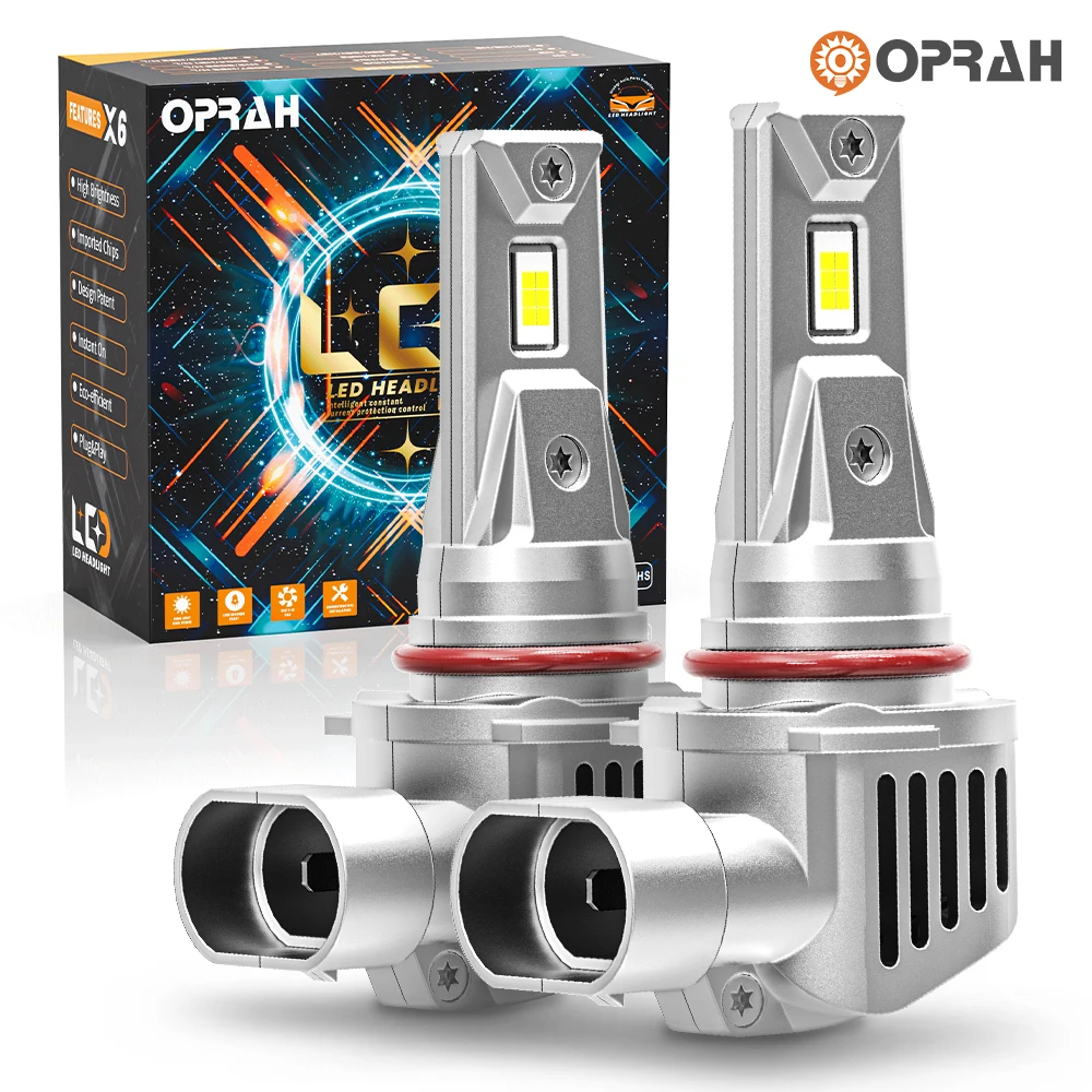 

Oprah H4 LED Headlight Bulbs Canbus Mini Kit 45W 20000LM 6500K CSP For Car Headlamp Hi/Lo Beam White 12V H7 Auto Turbo Led Light