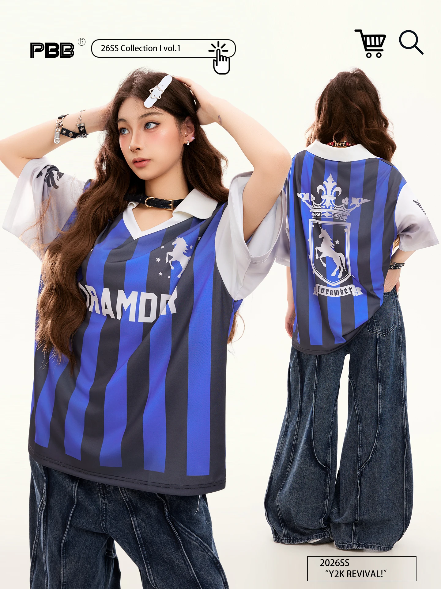 

Женская спортивная футболка PBB American Sle Casual в полоску, свободного кроя, для уличного стиля, с коротким рукавом