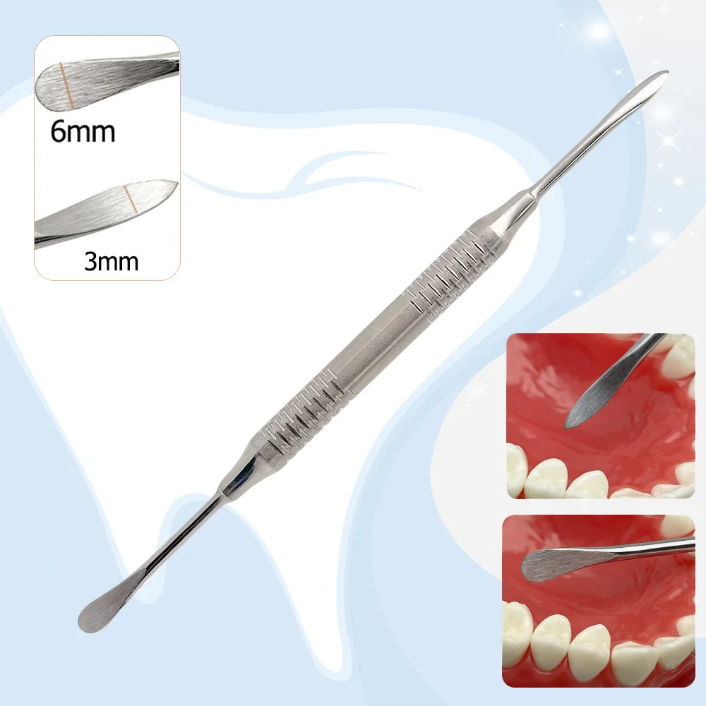 

Double Ended Dental Implant Periosteal Elevator Separator for Retracting and Separating Autoclavable Surgical Use