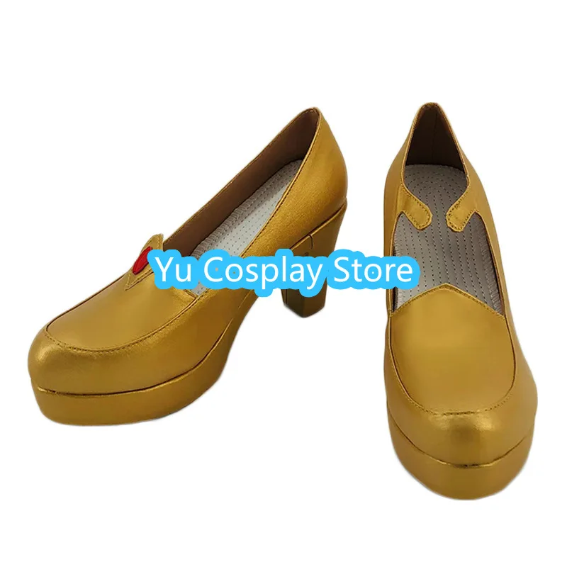 Yu Cosplay Store Genshin Impact Mona Cosplay New World Anime Role Playing Custom Shoes Game Anime Carnival Halloween Shoes