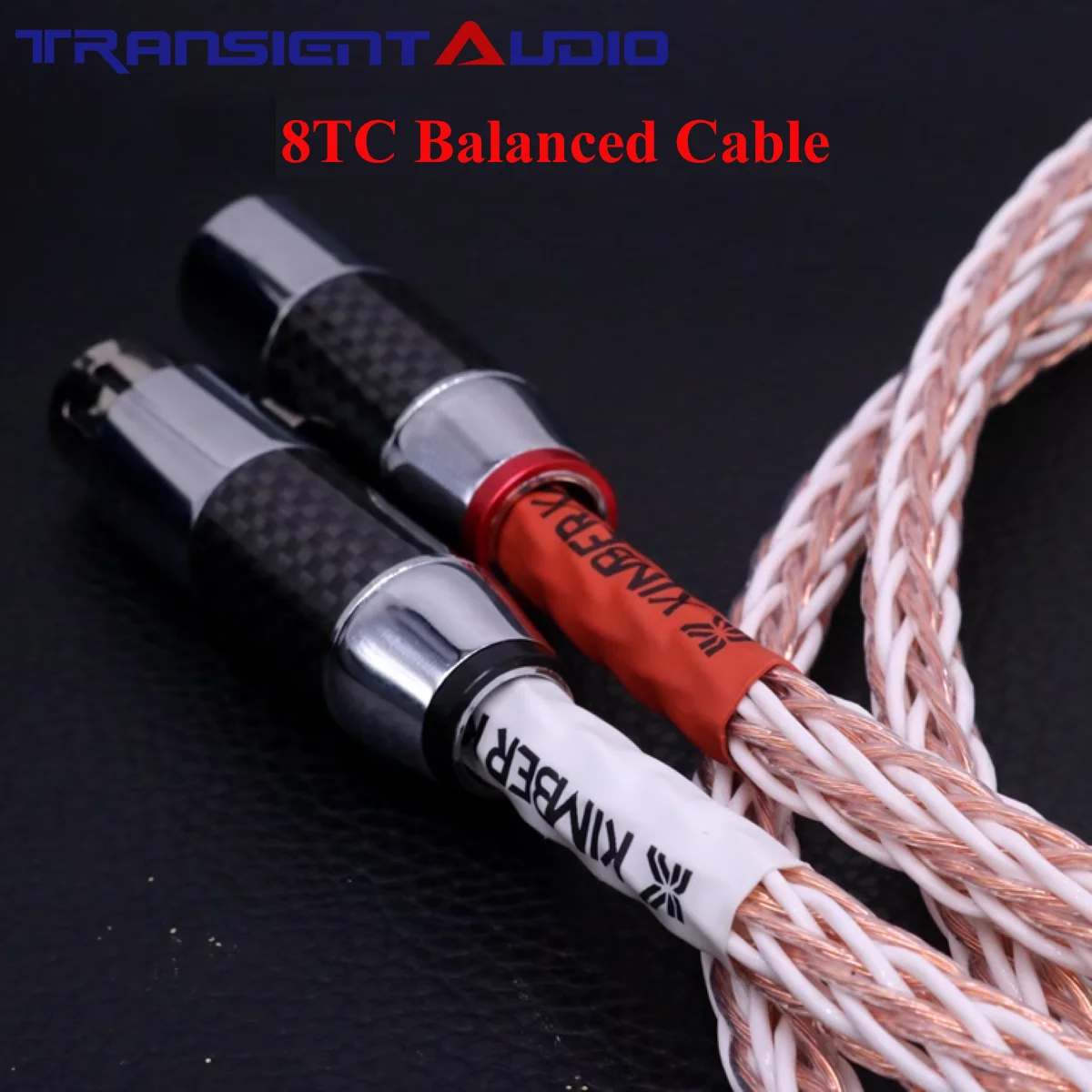 TRANSIENTHI-FIAUDIO 8TC Single Crystal Copper Audio Amplifier XLR Signal Cable, Audio Balanced Cable