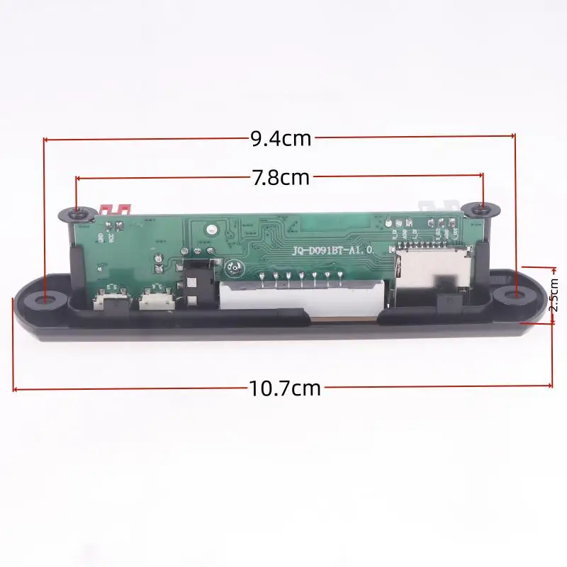 1 مجموعة 12 فولت USB TF راديو الموسيقى اللاسلكية سيارة مشغل MP3 مع جهاز التحكم عن بعد Bluetooth5.0 Mini MP3 WMA وحدة الصوت فك مجلس #6