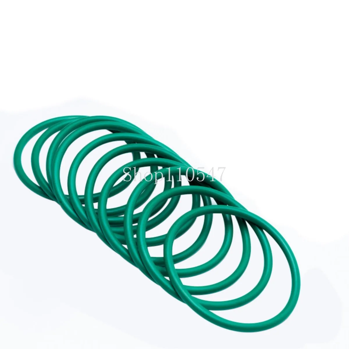 FKM Green Fluorine Rubber O Ring CS 0.8/1/1.2mm OD 3mm~60mm O-Rings Sealing Gasket Washer Oil Resistant Acid & Alkali Resistant