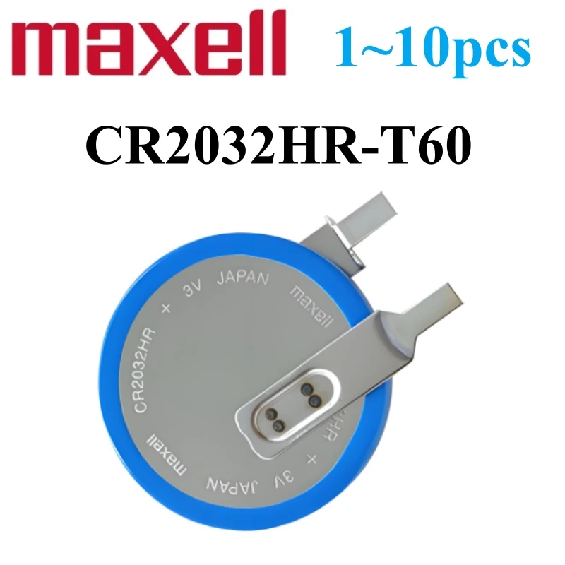 1-10PCS CR2032HR CR2032HR-T60 3V Car Tire Pressure Battery With High Temperature Resistance