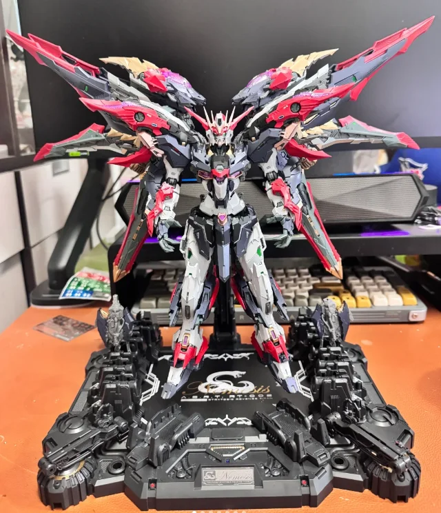 In Stock 1/100 Infinite Dimension RT-002 NEMESIS Assembling Model Mecha Model Pvc Toys IN ERA  ADVANCED STRATEGIC REVENGE TITAN