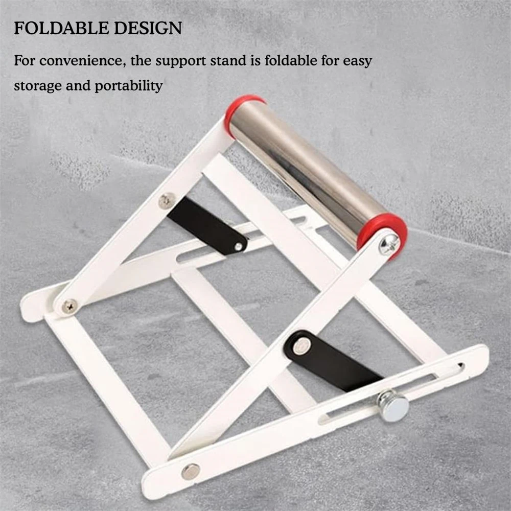 Cutting Machine Pallet Adjustable Lifting Portable Bracket Stainless Steel Auxiliary Support Bracket Foldable Stand Workbench