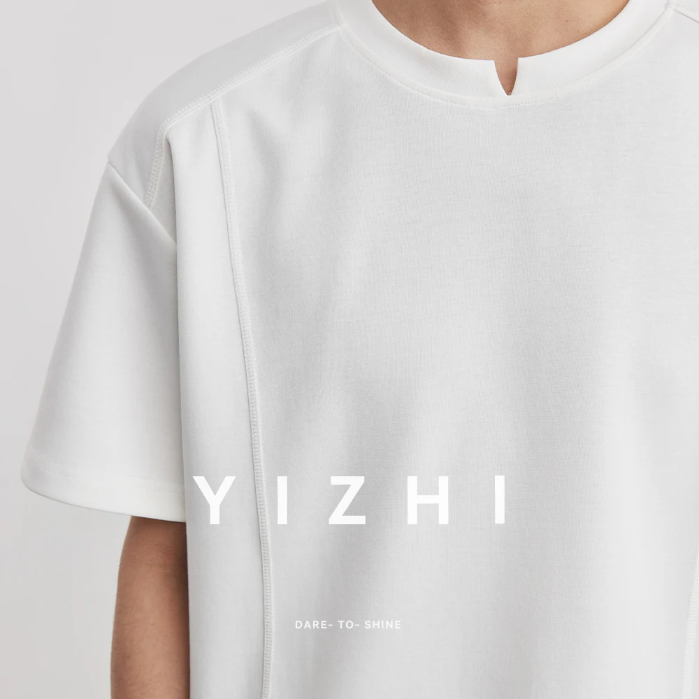 Heavyweight 260g Mamba Cotton Solid Color Minimalist T-Shirt 2026 Summer Crew Neck Loose Fashion