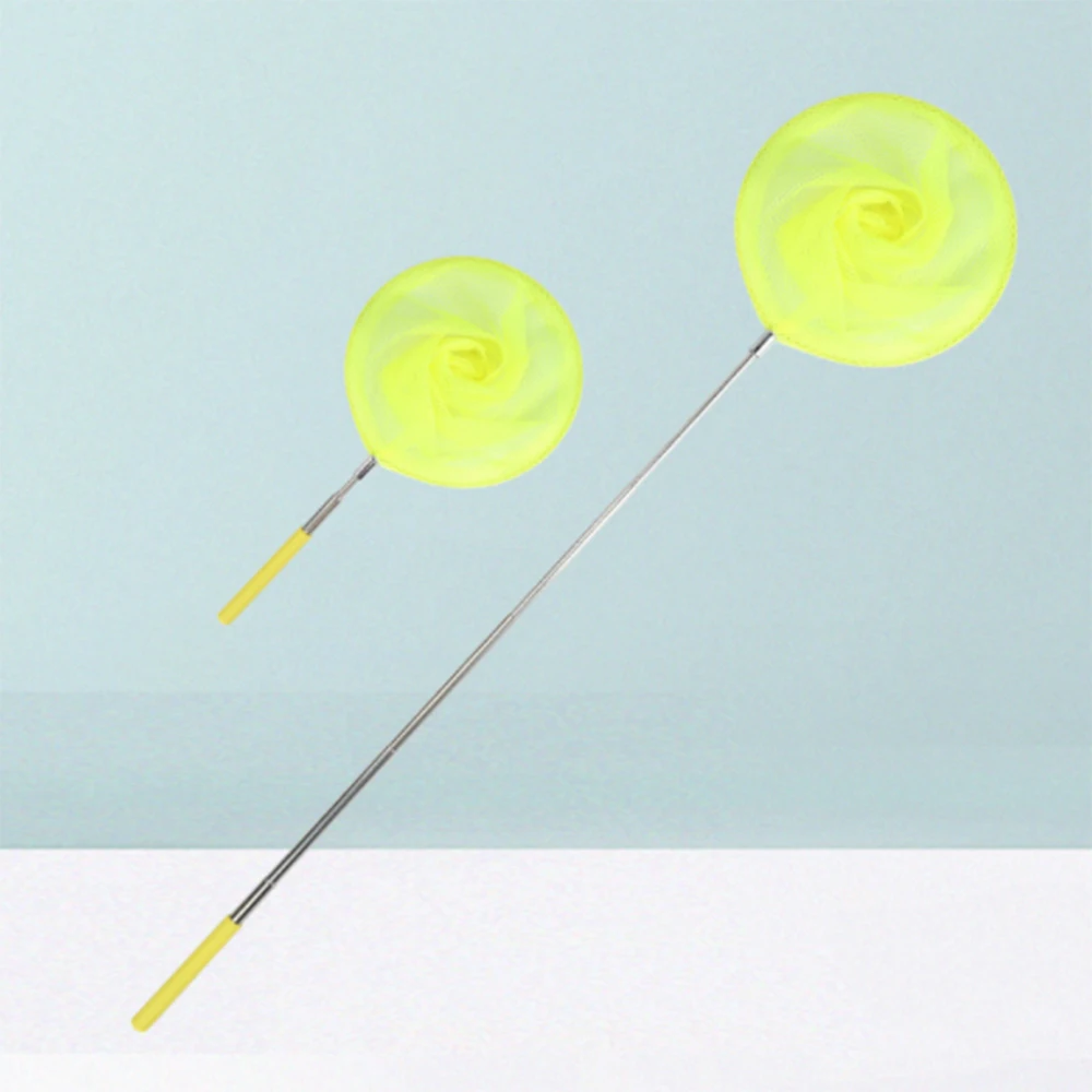 شبكة صيد قابلة للسحب للأطفال في الهواء الطلق على شكل فراشة اليعسوب شبكة من الفولاذ المقاوم للصدأ قابلة للطي من النايلون شبكات الهبوط