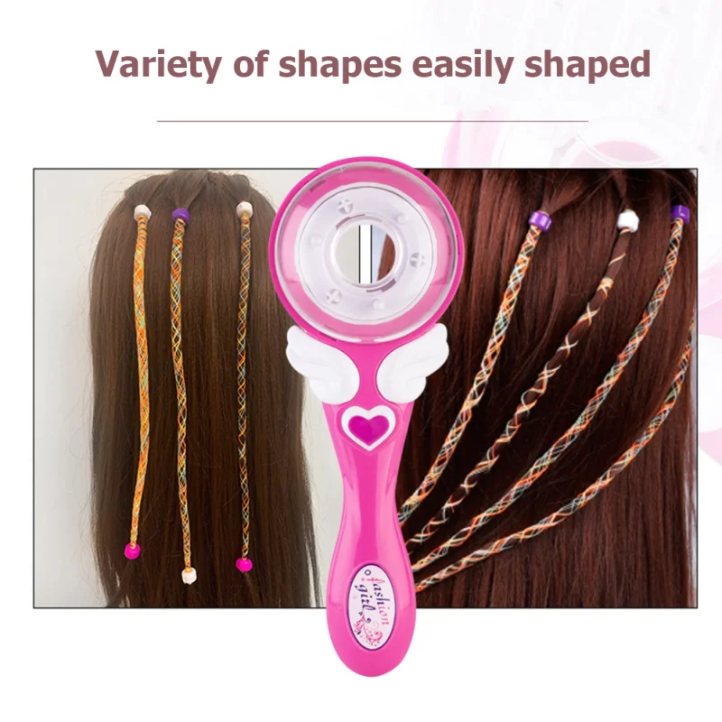 Girls Electric Automatic Hair Braider Machine DIY Hairstyle Tool Twist Knitting Machine Hair Decoration for Kids Girls Toys Gift