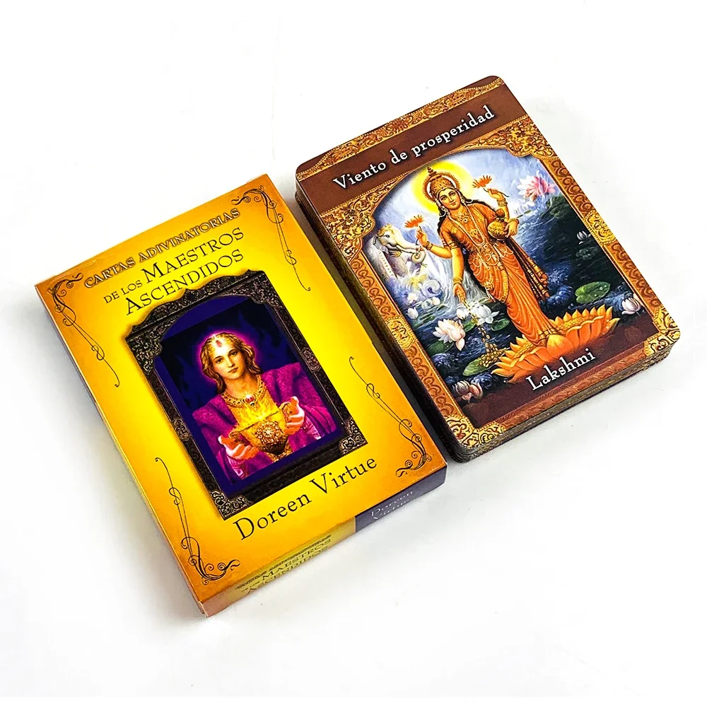 Колода карт Oracle Ascended Master на испанском языке, 44 карты Oracle, карточная игра для отдыха и развлечений для семьи и друзей