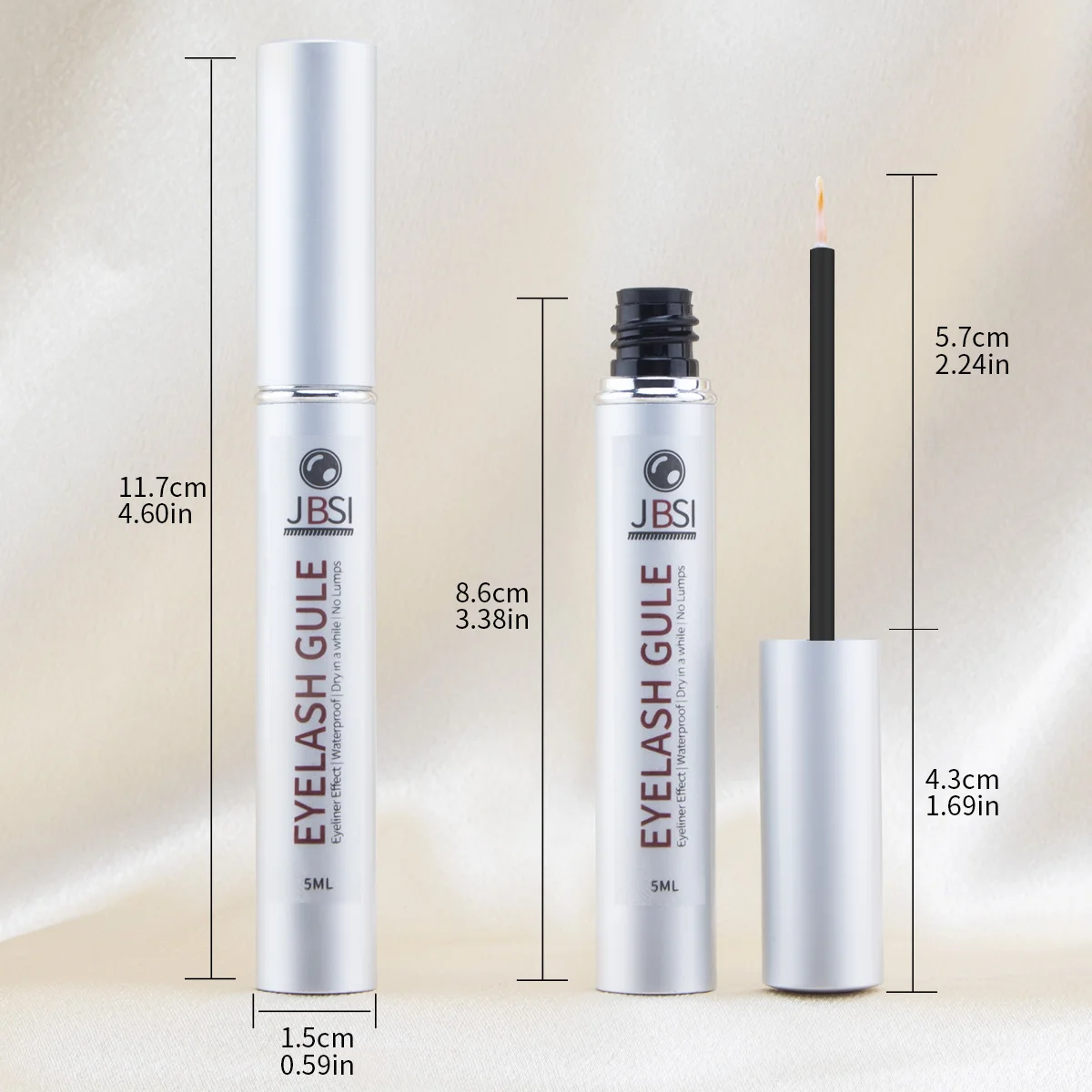 Colla per ciglia! 24 ore di tenuta impermeabile e ipoallergenico |   Essa chiare in SECONDS Sensitive Eyes Safe |   Rimozione facile e senza residui