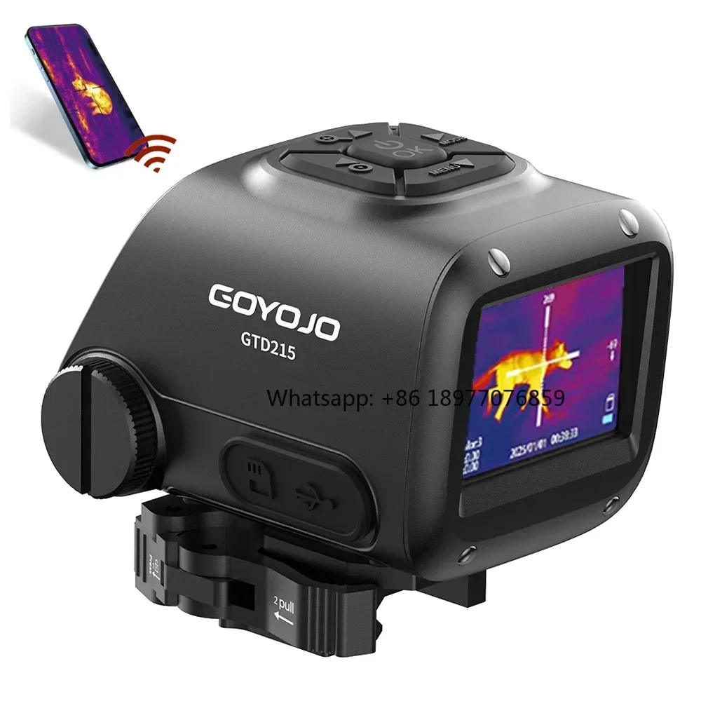 Multispectral Thermal Imaging Scope 256x192 Infrared Monocular 2K Visible Light Fusion NETD 25mK WiFi PIP Video Recording