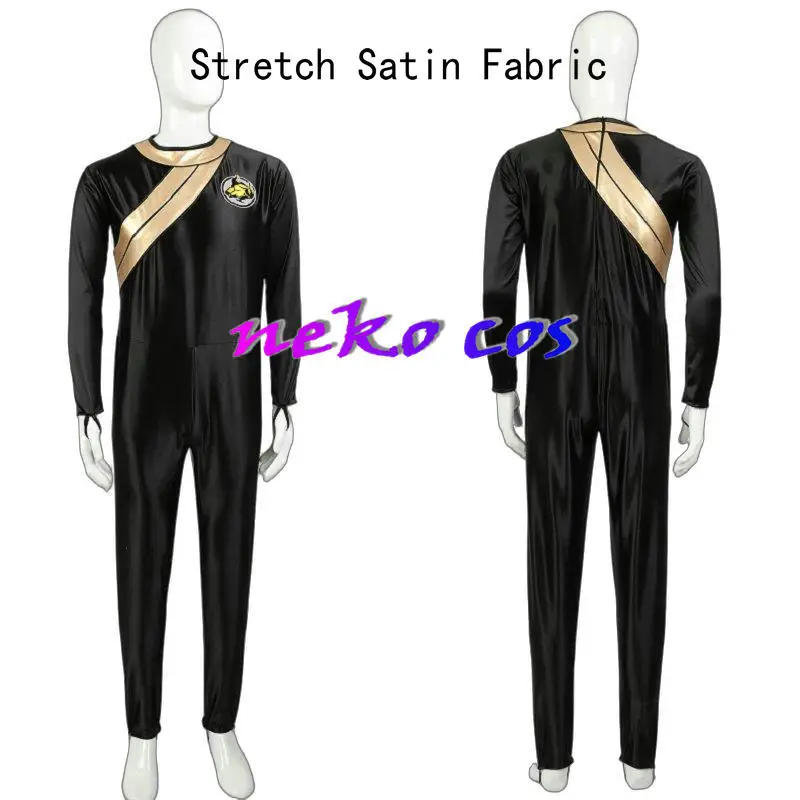 nekocos Hyakujuu Sentai Gaoranger Cosplay Costume Gao Black  fullset belt shoes gloves helmet prop Bodysuits