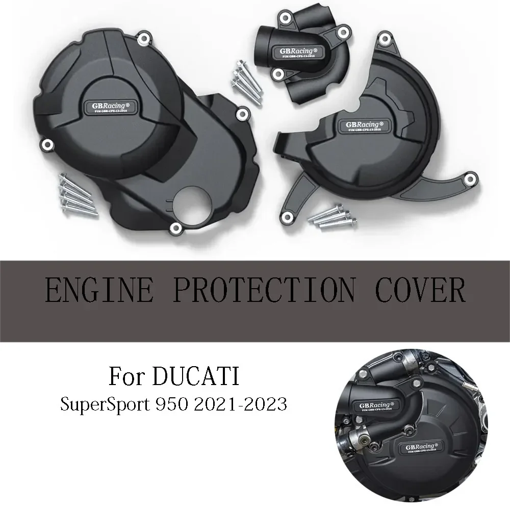 

For DUCATI SuperSport 950 2021 2022 2023 Motorcycles Engine Protection Cover GBRacing