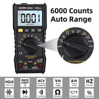 WINAPEX 6000 Counts Digital Multimeter AC/DC Amperemeter Voltage Temperature Capacitors Test Automotive Electrical Tools