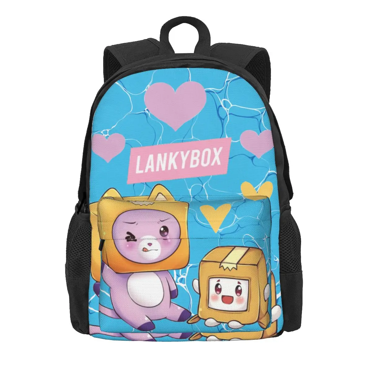 Funny Youtubers For Kids Lankybox Women Backpack 3D Print Fashion Student School Bag Laptop Rucksack Kids Waterproof Rucksack