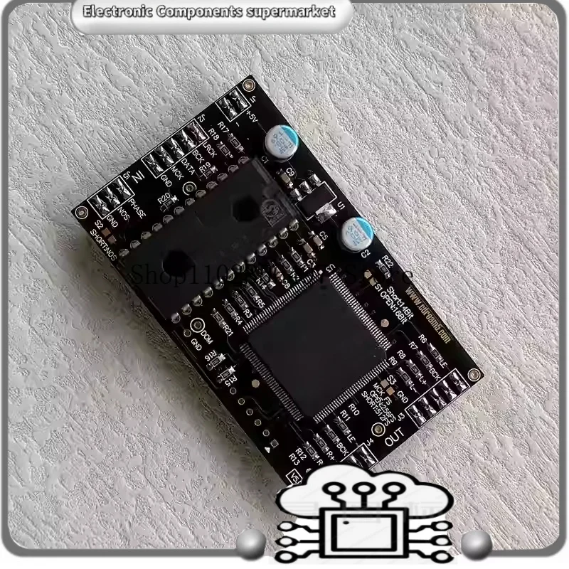 SAA7220 TDA1540 /TDA1541 Format Conversion Driver Module NOS/OS Switching 384K/24bit for Raspberry Pi