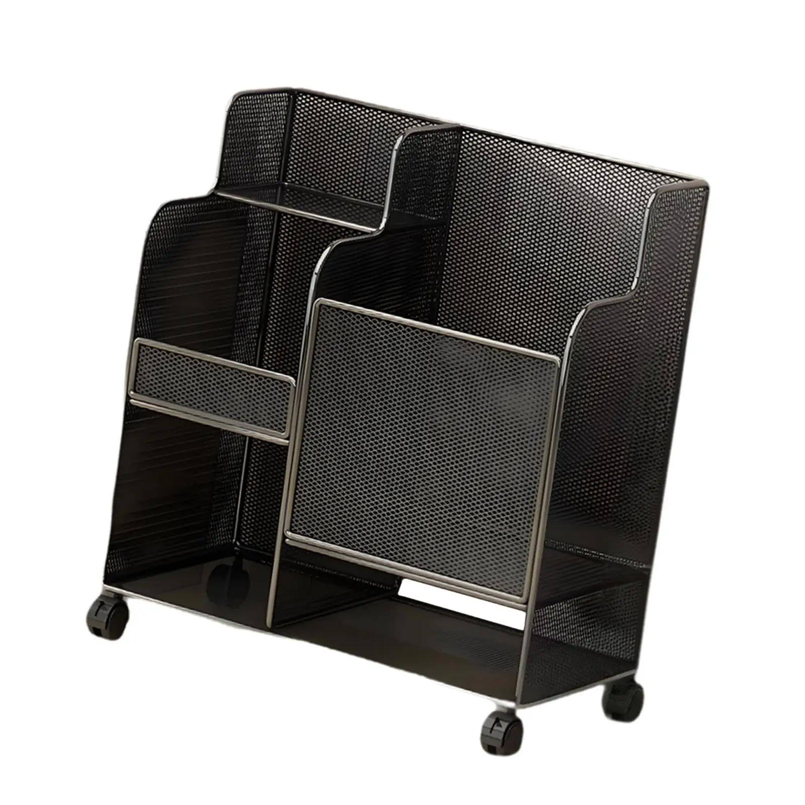 Sports Equipment Storage Rack on Wheels Large Capacity Mat Stand Organizer for Yoga Gear Home Gym Garage