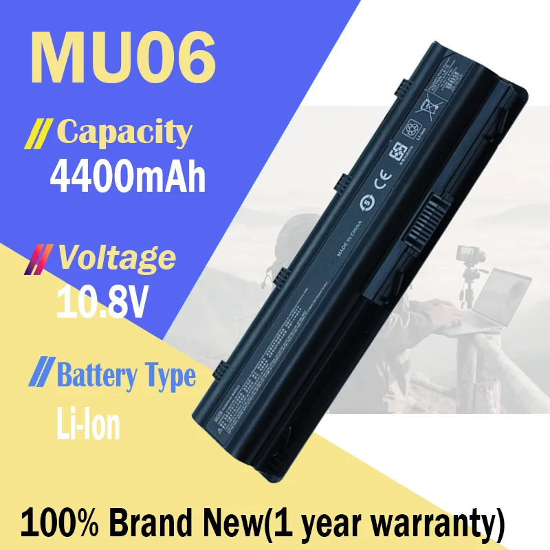 MU06 batería del ordenador portátil para HP Pavilion DM4 DV3 DV4 G4 G6 G7 G32 G42 G56 G62 G72 serie CQ32 CQ42 CQ43 2000 Notebook PC HSTNN-DB0Y