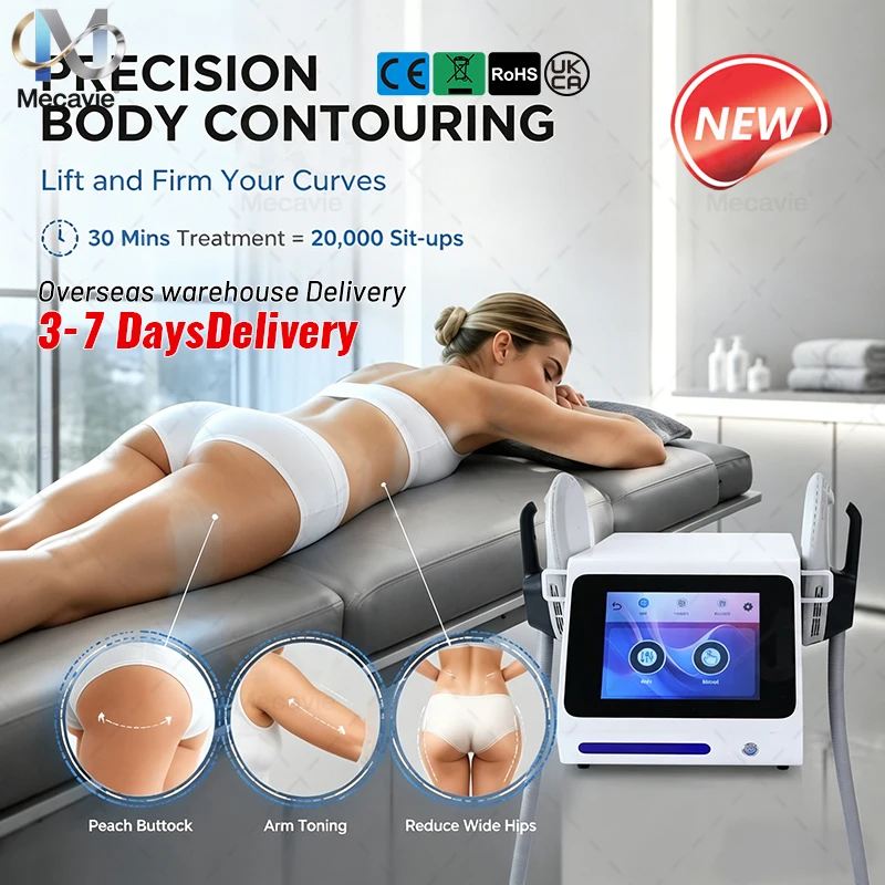 EMSnova 2026 Nueva Máquina de Adelgazamiento Corporal MECAVIE EMS NEO RF, Equipo Eléctrico de Modelado Corporal, Dispositivo No Invasivo para Quemar Grasa y Perder Peso, Entrenamiento de Desarrollo Muscular, Escultura Corporal Completa, Reafirmación de la Piel, Contorno Corporal, Máquina de Belleza para Uso en Casa, Salón, Spa