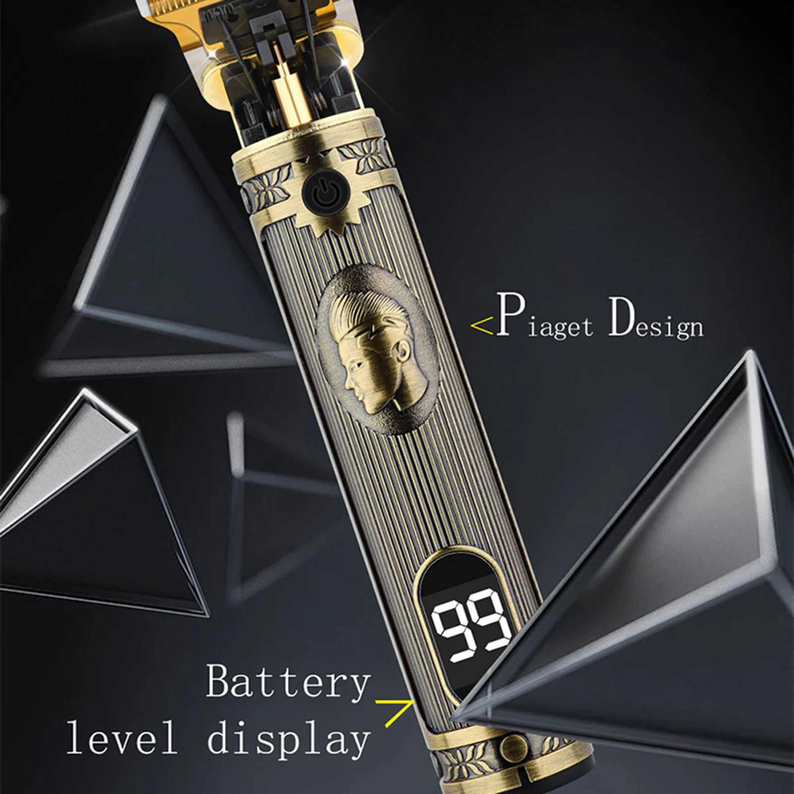 Nowa maszynka do strzyżenia włosów Hiena T9 Retro Carving Trymer do brody Profesjonalna maszynka do strzyżenia włosów Akcesoria fryzjerskie do salonu