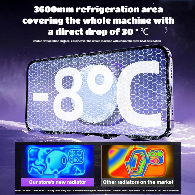 N26 جديد الهاتف المحمول المغناطيسي أشباه الموصلات مروحة التبريد المبرد الجليد الثلاجة الخلفي كليب PUBG لعبة برودة آيفون أندرويد