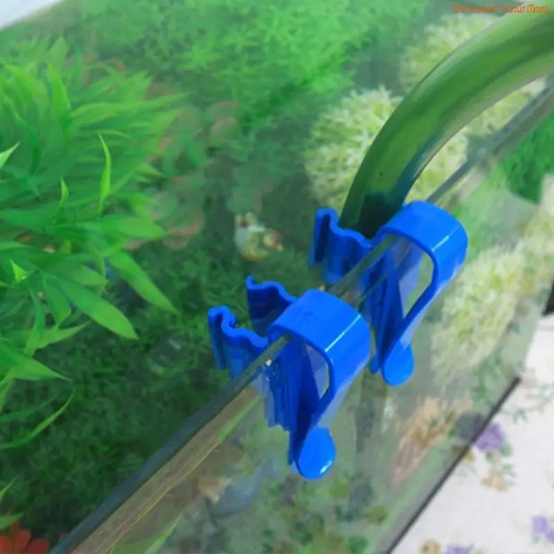 Fish for Tank Mounting Clip Pipe Hose Holder Multifunction Plastic Adjustable Cl W91B