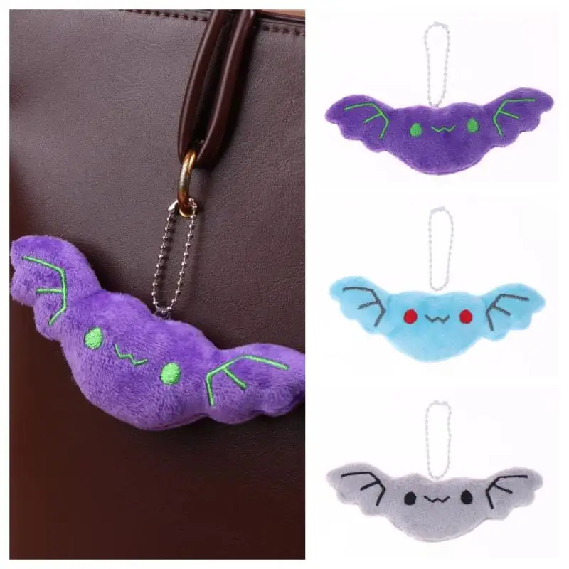 

Cute Stuffed Plush Bat Keychain Halloween Mini Plush Doll Bag Pendant Key Accessories Gift Backpack Ornament