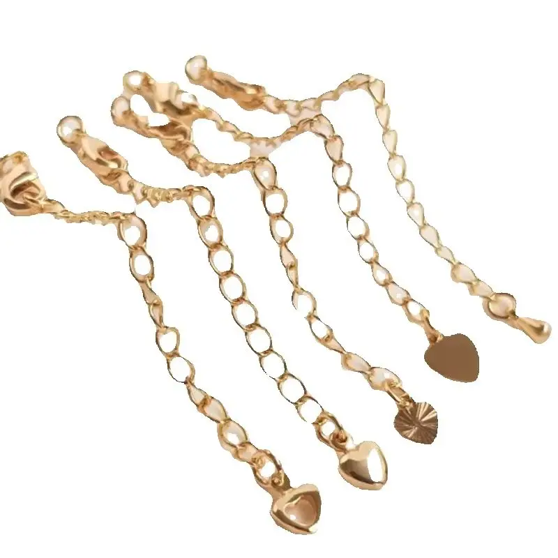 14K Tail Chain Extension Chain Homemade Bracelet Necklace DIY Handmade Jewelry Accessories Handmade Jewelry Materials B771
