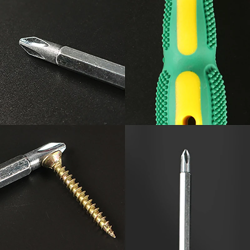 1 pz cacciavite a croce e cacciavite a bava chiave maniglia piccola asta quadrata spinner cacciavite punta supporto utensili manuali