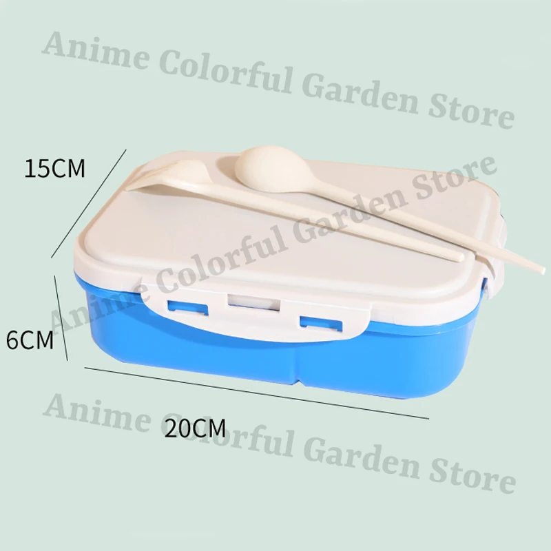Wojan Team Large Capacity Lunch Box for Boys Girls Anime Cartoon Printed Food Storage Container Students Portable Bento Pouch view 6