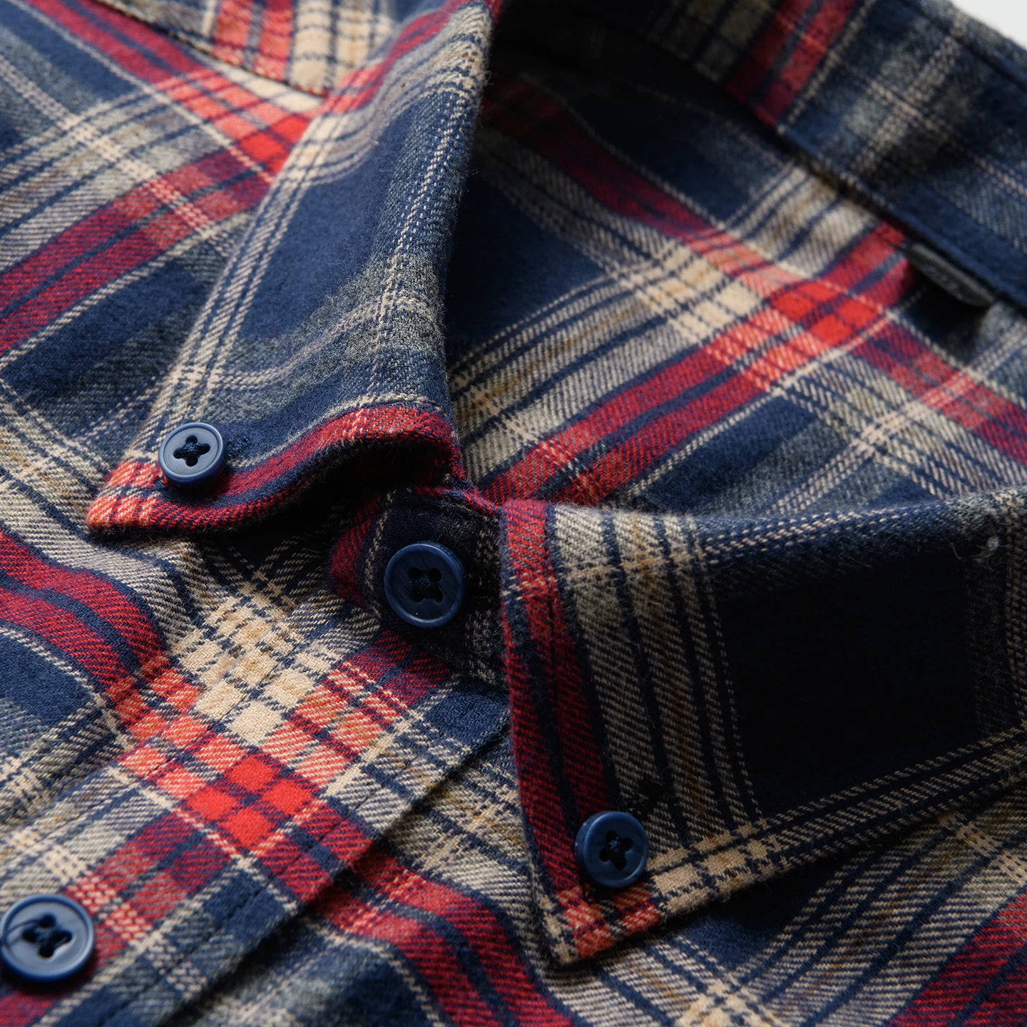 

Retro Plaid Long Sleeve Men's Shirt 100% Cotton Washed Brushed Autumn Winter Fashionable Versatile Clothing Breathable Comfor...