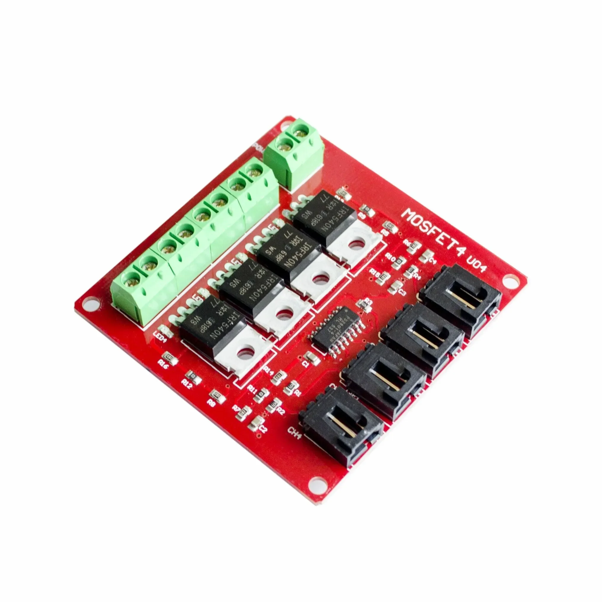 Four Channel 4 Route MOSFET Button IRF540 V4.0+ MOSFET Switch Module For Arduino