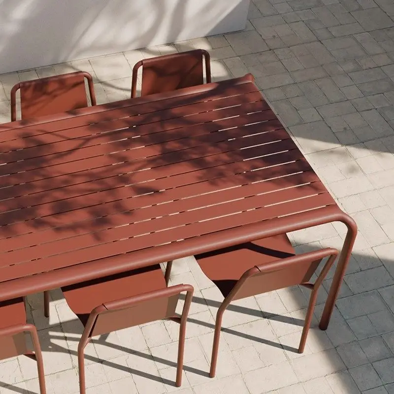 Outdoor tables and chairs courtyard garden balcony creative sunscreen chair open-air balcony waterproof outer swing round table