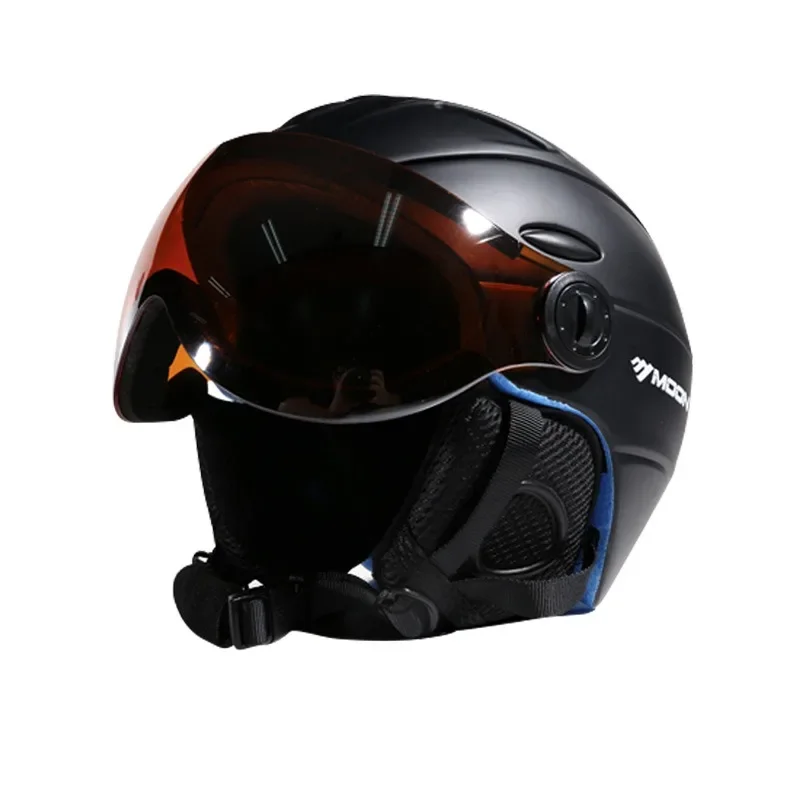 남녀공용 스키 헬멧, 일체형 안전 전문 헬멧, 야외 스포츠 사이클링 스키 아이스 스케이팅 헬멧, 고품질