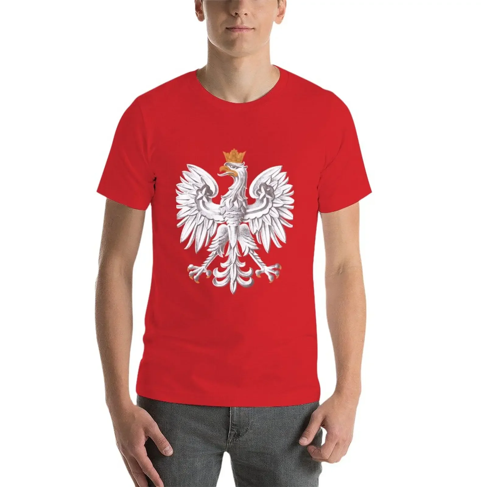 Poland National Eagle Deluxe Shirt T-Shirt customs tops t shirts men