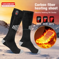Electric Heating Socks Rechargeable Powered Cold Weather Heat Socks for Men Women Riding Camping Hiking Motorcycle Foot Warmer