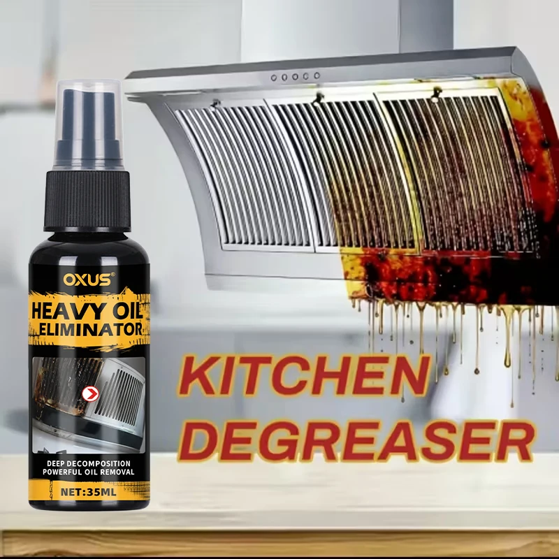 Kitchen Foam Cleaner Household Stove Range Hood Cleaning Stubborn Dirt Oil Stains Mild Formula Powerful Cleaning Oil Stains 35ml