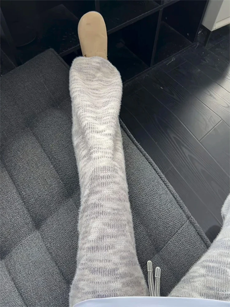 

Модные вязаные мужские спортивные брюки тай-дай прямого кроя, повседневные брюки, широкие спортивные брюки, осенняя мода для отдыха