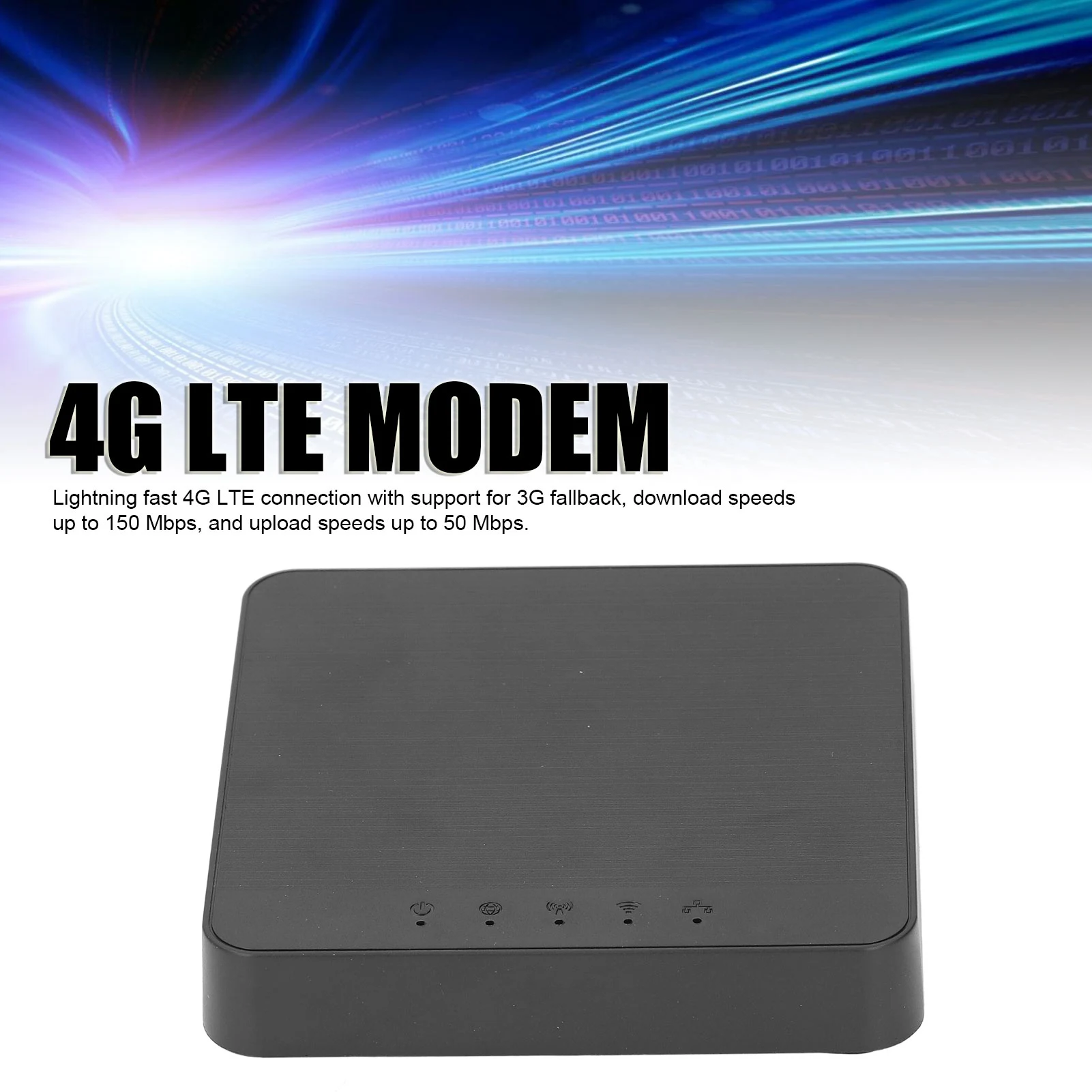 

4G Wireless Mobile Hotspot Router 4G LTE Router RJ11 Disable 580MHz 2 RJ45 LAN Port Download Speed 150Mbps for Travel