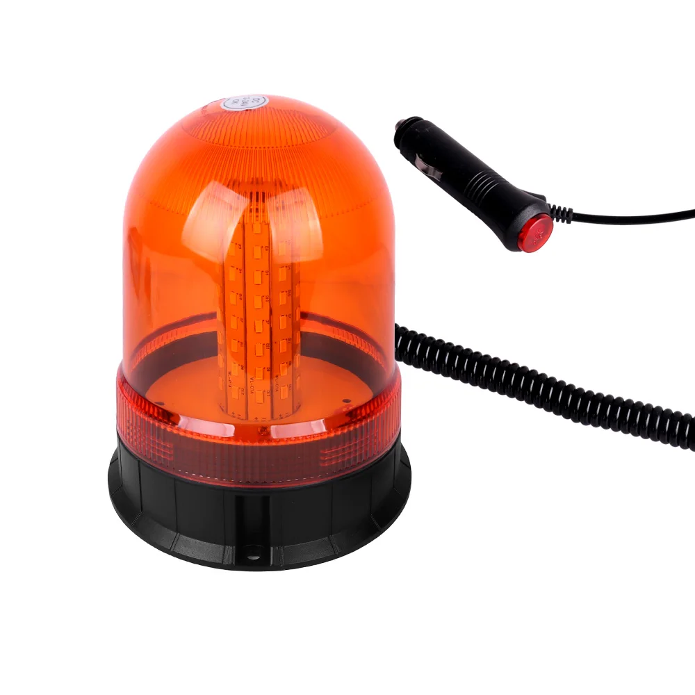 

LED Warning Flashing Beacon Roof Light Amber Safety Flashing Strobe Light Magnetic Car Truck Tractor Golf UTV Car Bus 12v-24V