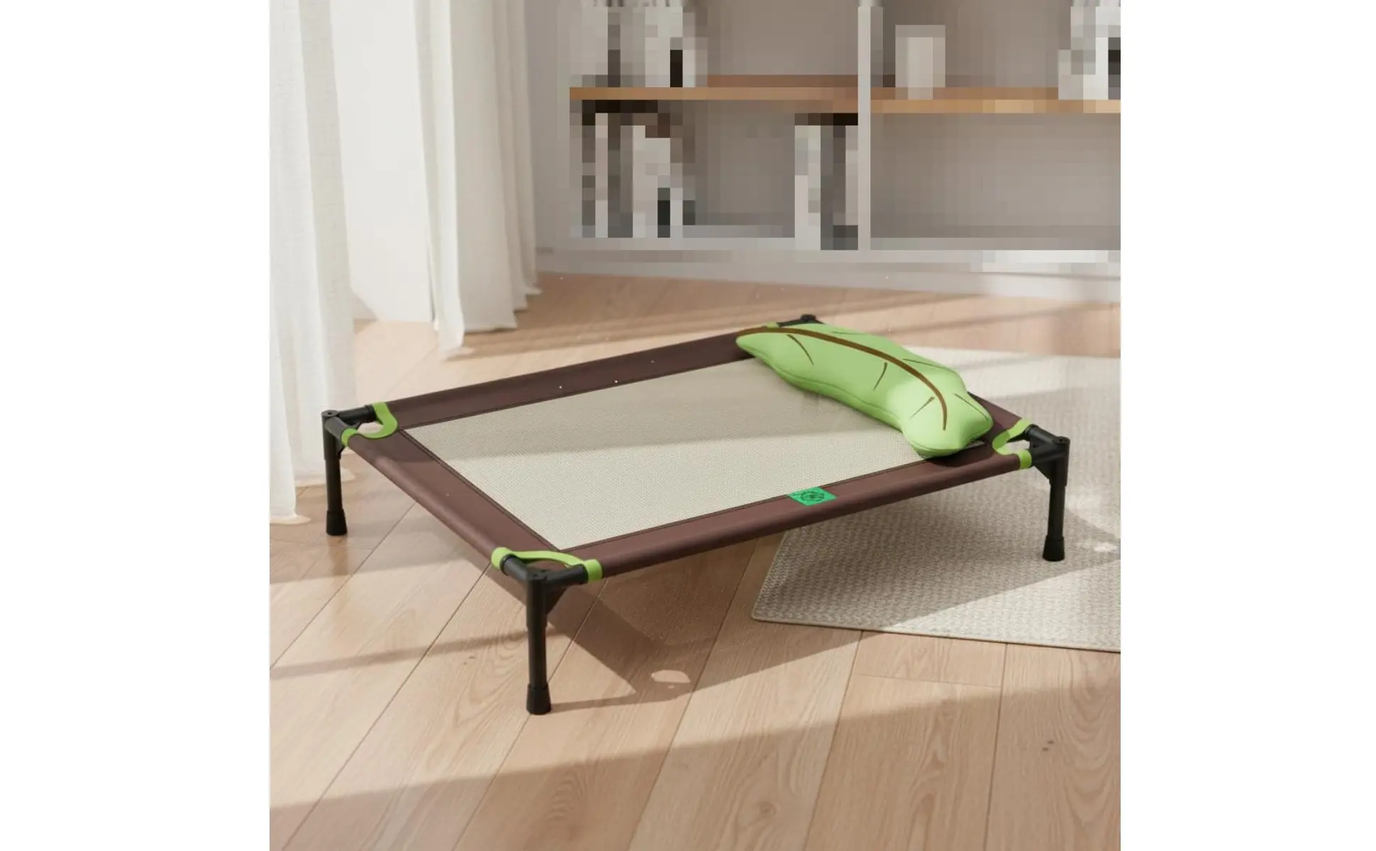 Elevated Dog Bed Moisture-Resistant Raised Pet Cot Dog Camping Bed Scuff-Resistant Resistant All-Season Use for Animals, Indoor