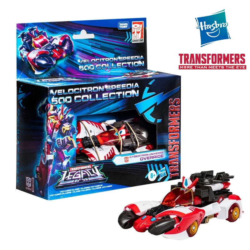 Takara Tomy Transformers Legacy Velocitron Speedia 500-Sammlung Voyager Cybertron Universe Override Roboter-Actionfigur