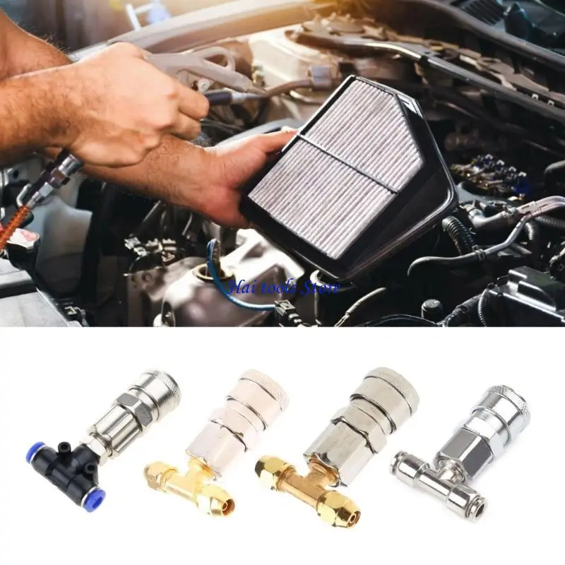 X37E Air Compressor-Pneumatic Tank-Connector Air for Valve Three-way Joint Air for Tank Straight Through Joint for Trucks & T